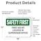 Signmission Safety Culture Sign, 18 in Width, Vinyl Decal, Rectangle OS-2PACK-SF-D-1218-L-10624 - alternate 4